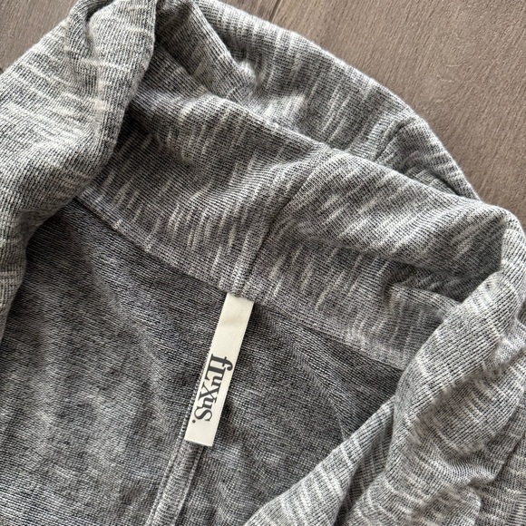 New Anthropologie fLuXuS Heather Grey Oversized Cardigan - Picture 4 of 5